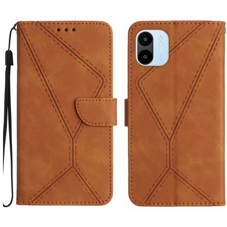 Stitching Embossed Leather Phone Case, For Xiaomi POCO F5 Pro 5G, For Xiaomi Redmi Note 12S, For Xiaomi Redmi A1+ / A2+, For Redmi Note 12 Pro 4G