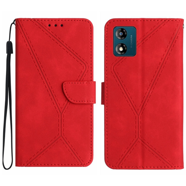 Stitching Embossed Leather Phone Case, For Motorola Moto G 5G 2023, For Motorola Moto G Play 2023, For Motorola Moto G72 4G, For Motorola Moto E22 / E22i 4G