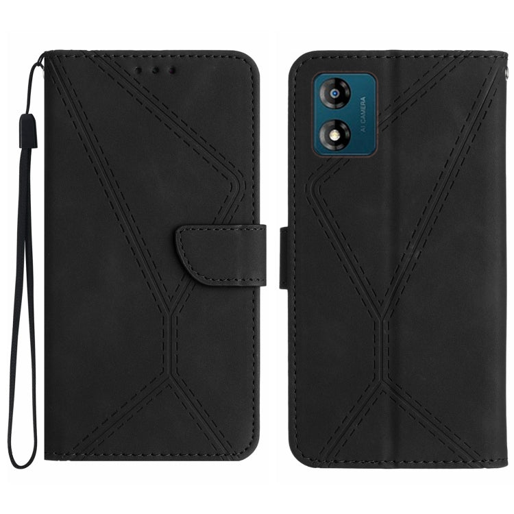 Stitching Embossed Leather Phone Case, For Motorola Moto G Stylus 5G 2023, For Motorola Edge 40 Pro 5G, For Moto G53 5G / G23 / G13 4G, For Motorola Moto E13 4G