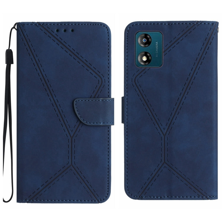 Stitching Embossed Leather Phone Case, For Motorola Moto G 5G 2023, For Motorola Moto G Play 2023, For Motorola Moto G72 4G, For Motorola Moto E22 / E22i 4G