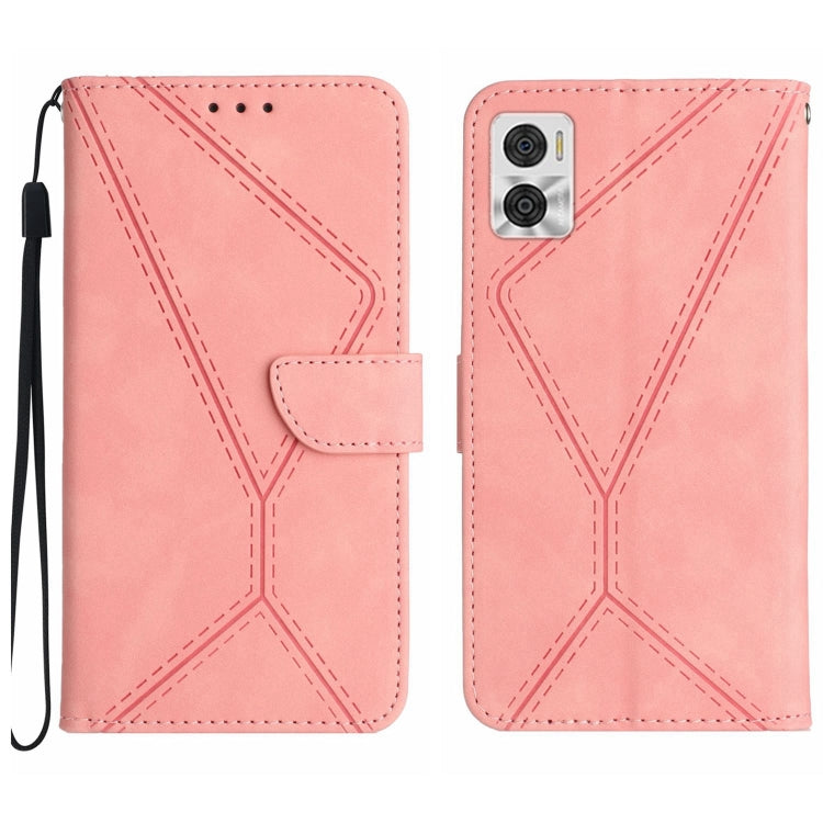 Stitching Embossed Leather Phone Case, For Motorola Moto E22 / E22i 4G, For Motorola Moto E22S / G22 4G, For Motorola Moto G52J, For Motorola Moto G Stylus 5G 2022