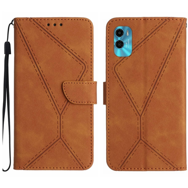 Stitching Embossed Leather Phone Case, For Motorola Moto E22 / E22i 4G, For Motorola Moto E22S / G22 4G, For Motorola Moto G52J, For Motorola Moto G Stylus 5G 2022