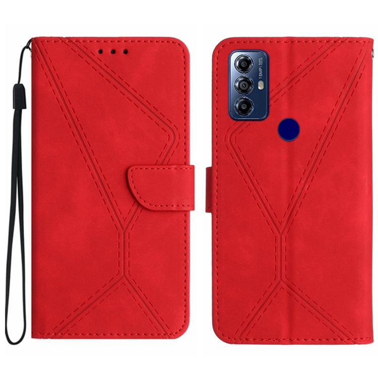 Stitching Embossed Leather Phone Case, For Motorola Moto G 5G 2023, For Motorola Moto G Play 2023, For Motorola Moto G72 4G, For Motorola Moto E22 / E22i 4G
