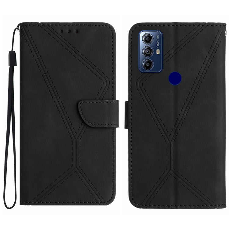 Stitching Embossed Leather Phone Case, For Motorola Moto E22 / E22i 4G, For Motorola Moto E22S / G22 4G, For Motorola Moto G52J, For Motorola Moto G Stylus 5G 2022