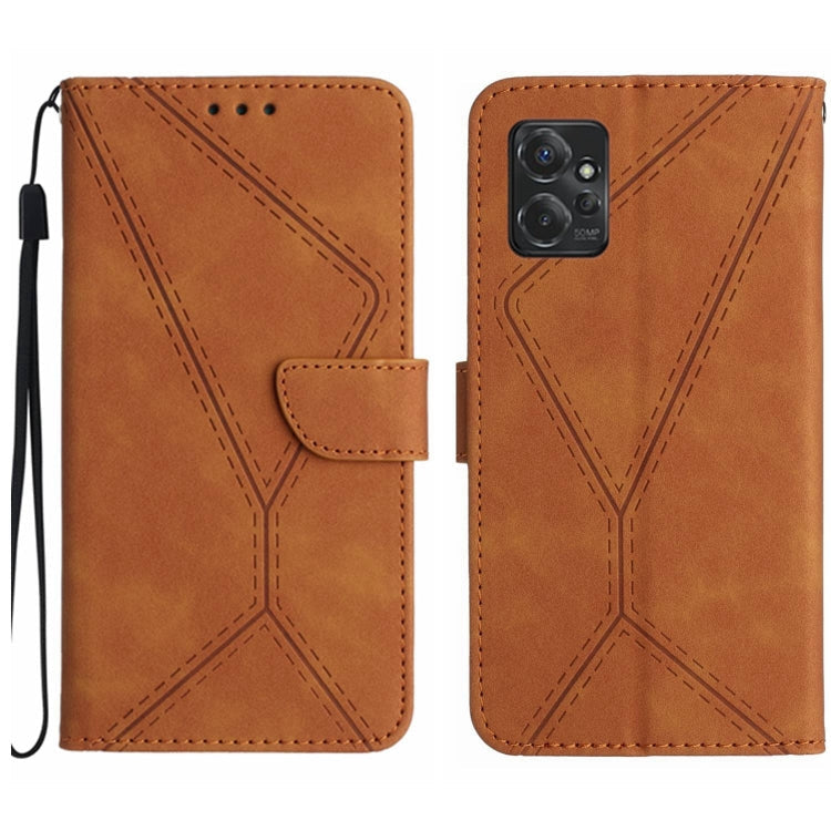 Stitching Embossed Leather Phone Case, For Motorola Edge 40 Neo, For Motorola Moto G14, For Motorola Edge 40, For Motorola Moto G Power 2023