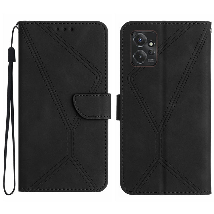 Stitching Embossed Leather Phone Case, For Motorola Edge 40 Neo, For Motorola Moto G14, For Motorola Edge 40, For Motorola Moto G Power 2023