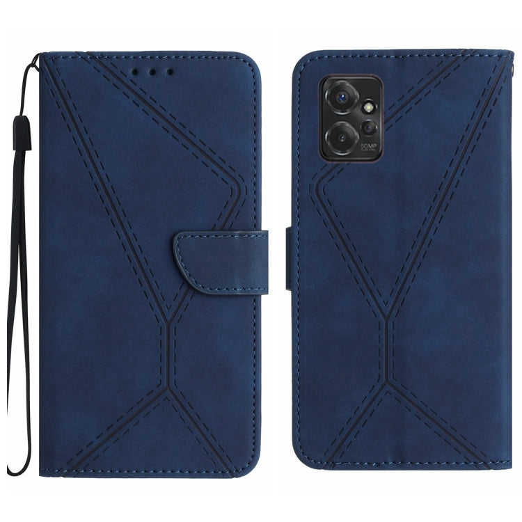 Stitching Embossed Leather Phone Case, For Motorola Edge 40 Neo, For Motorola Moto G14, For Motorola Edge 40, For Motorola Moto G Power 2023