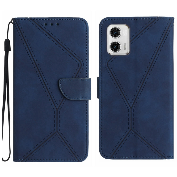 Stitching Embossed Leather Phone Case, For Motorola Moto G Stylus 5G 2023, For Motorola Edge 40 Pro 5G, For Moto G53 5G / G23 / G13 4G, For Motorola Moto E13 4G