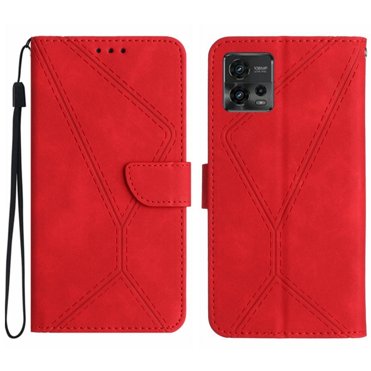 Stitching Embossed Leather Phone Case, For Motorola Moto G 5G 2023, For Motorola Moto G Play 2023, For Motorola Moto G72 4G, For Motorola Moto E22 / E22i 4G