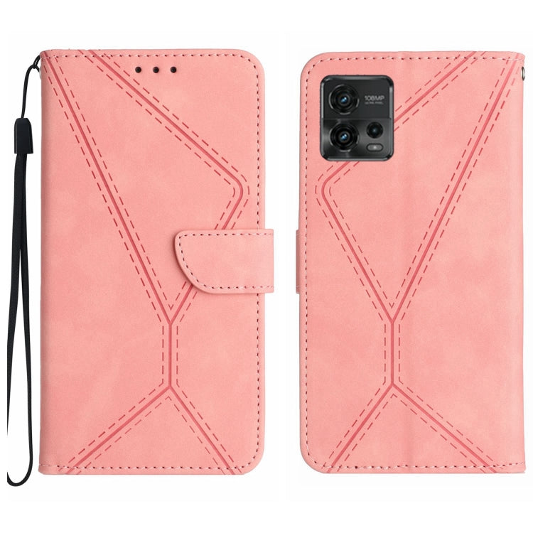 Stitching Embossed Leather Phone Case, For Motorola Moto G 5G 2023, For Motorola Moto G Play 2023, For Motorola Moto G72 4G, For Motorola Moto E22 / E22i 4G