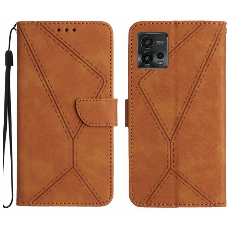 Stitching Embossed Leather Phone Case, For Motorola Moto G 5G 2023, For Motorola Moto G Play 2023, For Motorola Moto G72 4G, For Motorola Moto E22 / E22i 4G