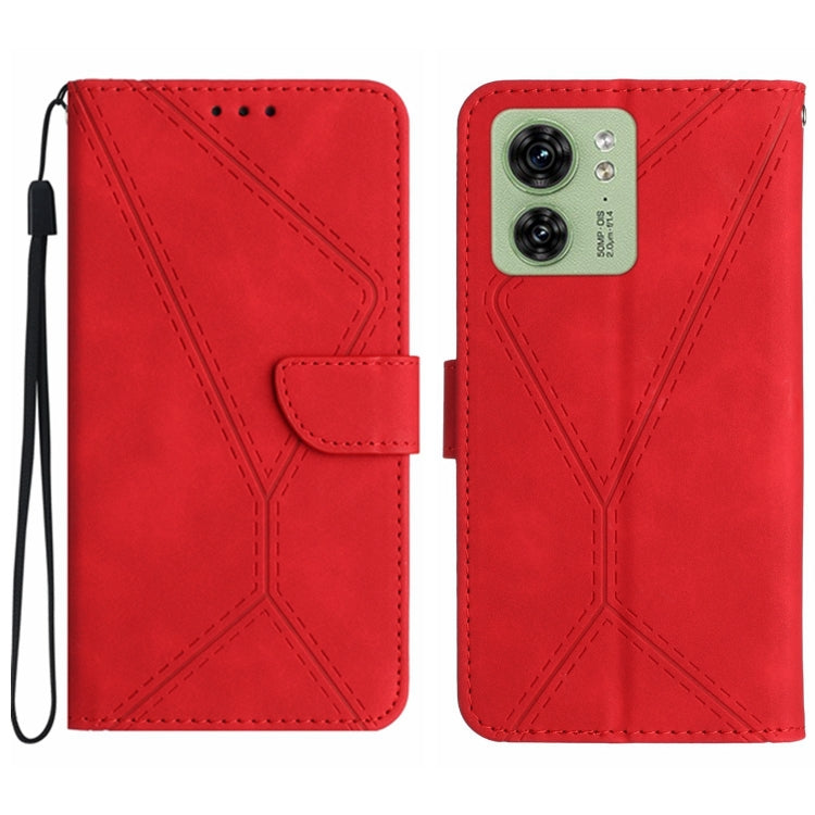 Stitching Embossed Leather Phone Case, For Motorola Edge 40 Neo, For Motorola Moto G14, For Motorola Edge 40, For Motorola Moto G Power 2023