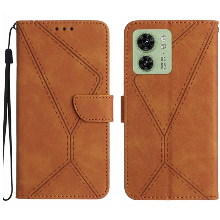Stitching Embossed Leather Phone Case, For Motorola Edge 40 Neo, For Motorola Moto G14, For Motorola Edge 40, For Motorola Moto G Power 2023