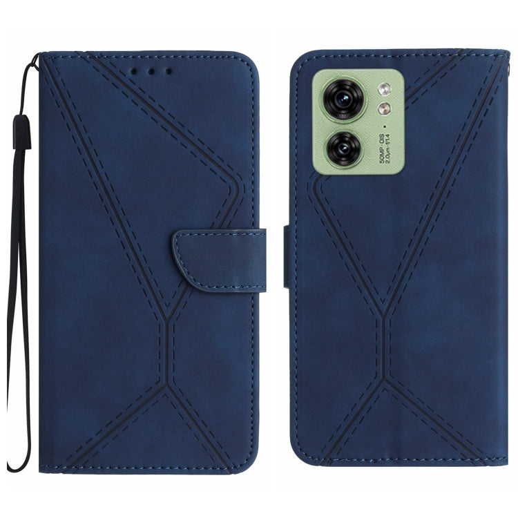 Stitching Embossed Leather Phone Case, For Motorola Edge 40 Neo, For Motorola Moto G14, For Motorola Edge 40, For Motorola Moto G Power 2023