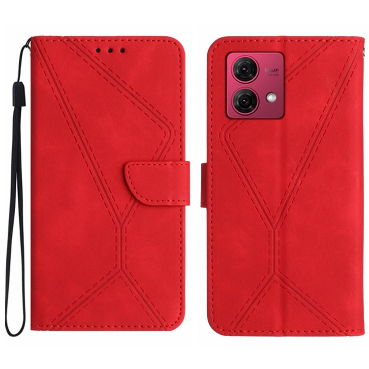 Stitching Embossed Leather Phone Case, For Motorola Edge 40 Neo, For Motorola Moto G14, For Motorola Edge 40, For Motorola Moto G Power 2023