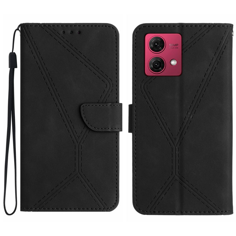 Stitching Embossed Leather Phone Case, For Motorola Edge 40 Neo, For Motorola Moto G14, For Motorola Edge 40, For Motorola Moto G Power 2023