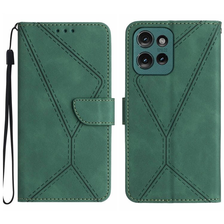 Stitching Embossed Leather Phone Case, For Motorola Edge 50 Neo, For Motorola Moto E14, For Motorola Moto G85 5G, For Motorola Edge 5G 2024