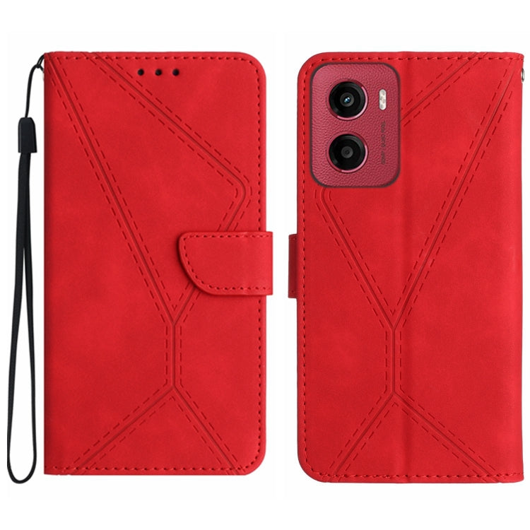 Stitching Embossed Leather Phone Case, For Motorola Moto G15, For Motorola Moto G 5G 2025, For Motorola Moto G Play 2025, For Motorola Moto G75 5G