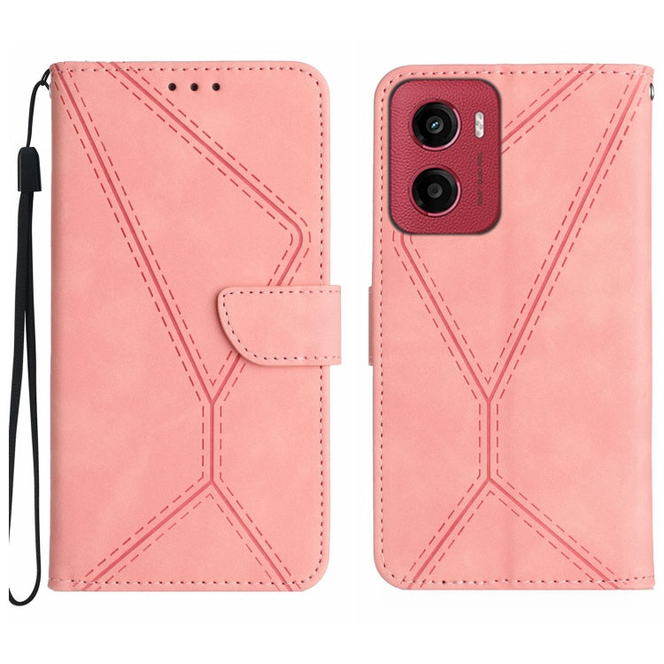 Stitching Embossed Leather Phone Case, For Motorola Edge 60 5G, For Motorola Moto G Stylus 5G 2025, For Motorola Moto G05, For Motorola Moto G15