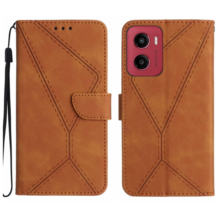Stitching Embossed Leather Phone Case, For Motorola Edge 60 5G, For Motorola Moto G Stylus 5G 2025, For Motorola Moto G05, For Motorola Moto G15