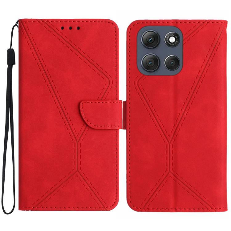 Stitching Embossed Leather Phone Case, For Motorola Edge 60 5G, For Motorola Moto G Stylus 5G 2025, For Motorola Moto G05, For Motorola Moto G15