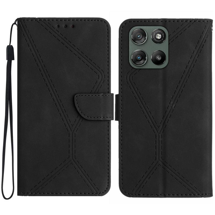 Stitching Embossed Leather Phone Case, For Motorola Edge 70 Fusion 5G, For Motorola Moto G67 5G / G77 5G, For Motorola Moto G67 Power 5G, For Motorola Edge 70 5G Global