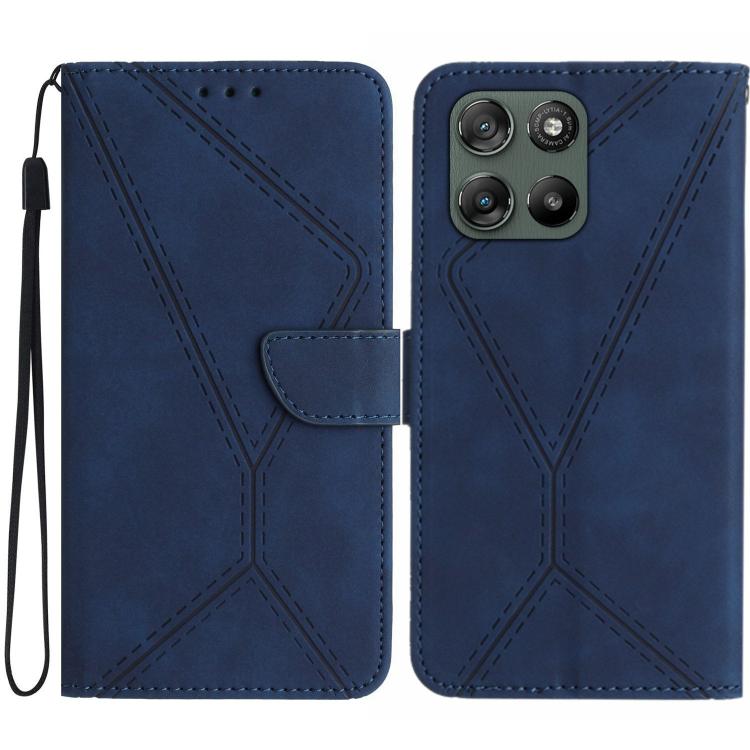 Stitching Embossed Leather Phone Case, For Motorola Edge 60 Neo 5G, For Motorola Moto G06 4G, For Motorola Moto G86 5G, For Motorola Moto G56 5G