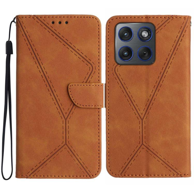 Stitching Embossed Leather Phone Case, For Motorola Edge 60 Neo 5G, For Motorola Moto G06 4G, For Motorola Moto G86 5G, For Motorola Moto G56 5G
