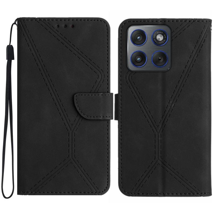Stitching Embossed Leather Phone Case, For Motorola Edge 60 Neo 5G, For Motorola Moto G06 4G, For Motorola Moto G86 5G, For Motorola Moto G56 5G