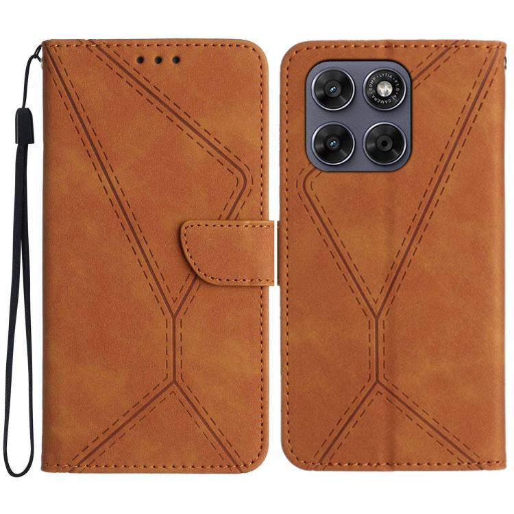 Stitching Embossed Leather Phone Case, For Motorola Edge 70 Fusion 5G, For Motorola Moto G67 5G / G77 5G, For Motorola Moto G67 Power 5G, For Motorola Edge 70 5G Global