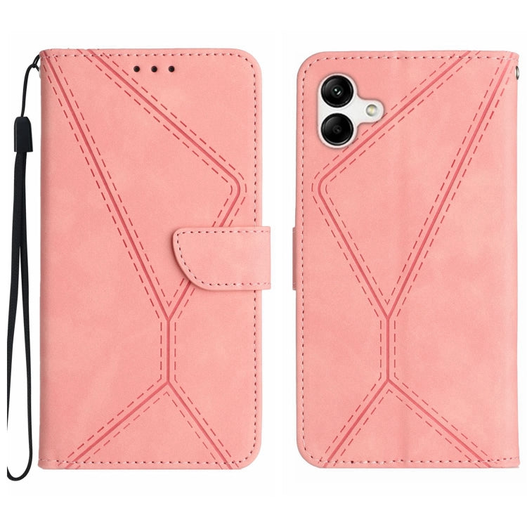 Stitching Embossed Leather Phone Case, For Samsung Galaxy A03s 165.8mm, For Samsung Galaxy A03s 166mm, For Samsung Galaxy A04e / M04 4G, For Samsung Galaxy A10 / M10