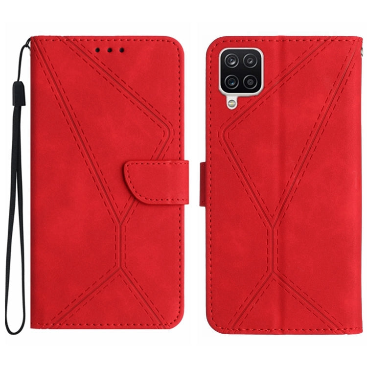Stitching Embossed Leather Phone Case, For Samsung Galaxy A20 / A30, For Samsung Galaxy A20e / A10e, For Samsung Galaxy A22 4G, For Samsung Galaxy A22 5G