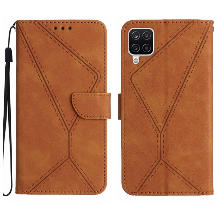 Stitching Embossed Leather Phone Case, For Samsung Galaxy A20 / A30, For Samsung Galaxy A20e / A10e, For Samsung Galaxy A22 4G, For Samsung Galaxy A22 5G
