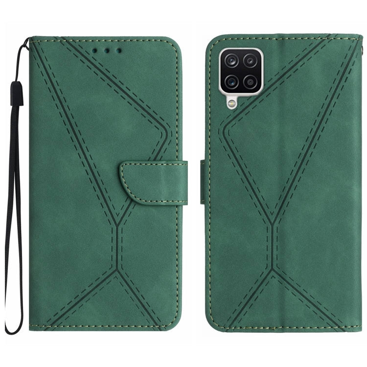 Stitching Embossed Leather Phone Case, For Samsung Galaxy A20 / A30, For Samsung Galaxy A20e / A10e, For Samsung Galaxy A22 4G, For Samsung Galaxy A22 5G