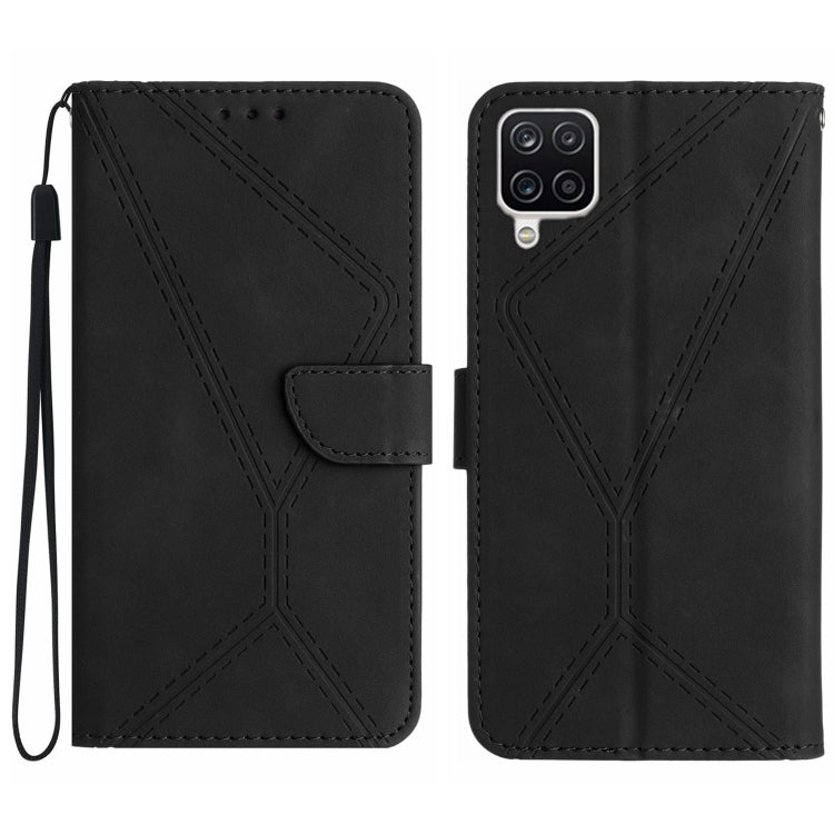 Stitching Embossed Leather Phone Case, For Samsung Galaxy A20 / A30, For Samsung Galaxy A20e / A10e, For Samsung Galaxy A22 4G, For Samsung Galaxy A22 5G