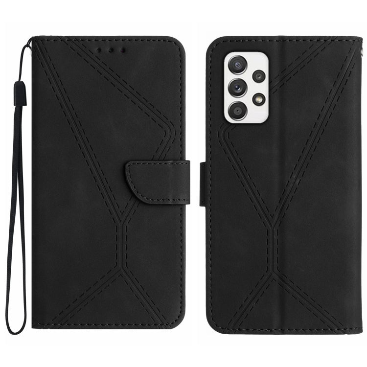 Stitching Embossed Leather Phone Case, For Samsung Galaxy A33 5G, For Samsung Galaxy A34 5G, For Samsung Galaxy A40, For Samsung Galaxy A50 / A50s