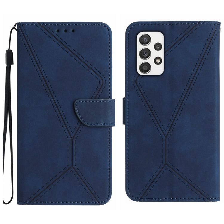 Stitching Embossed Leather Phone Case, For Samsung Galaxy A33 5G, For Samsung Galaxy A34 5G, For Samsung Galaxy A40, For Samsung Galaxy A50 / A50s