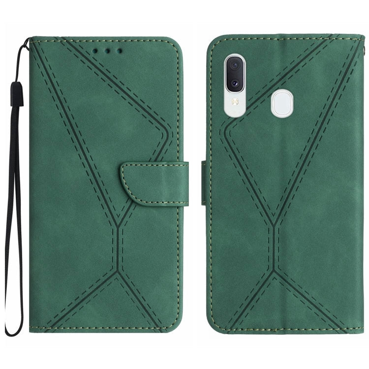 Stitching Embossed Leather Phone Case, For Samsung Galaxy A33 5G, For Samsung Galaxy A34 5G, For Samsung Galaxy A40, For Samsung Galaxy A50 / A50s