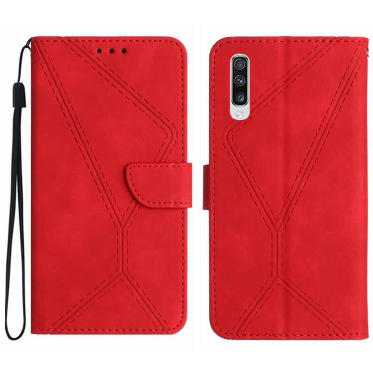 Stitching Embossed Leather Phone Case, For Samsung Galaxy A33 5G, For Samsung Galaxy A34 5G, For Samsung Galaxy A40, For Samsung Galaxy A50 / A50s