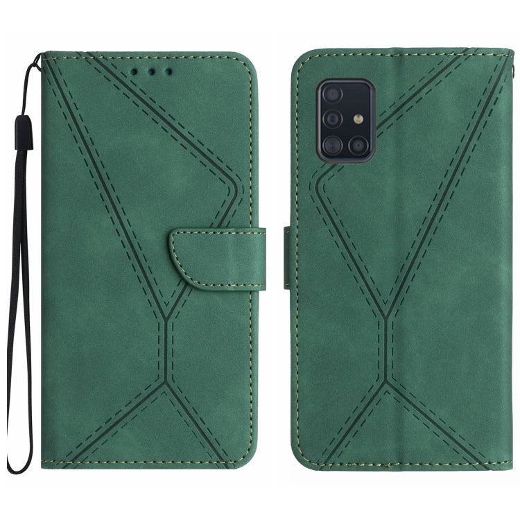 Stitching Embossed Leather Phone Case, For Samsung Galaxy A51 4G, For Samsung Galaxy A51 5G, For Samsung Galaxy A52 / A52s, For Samsung Galaxy A53 5G