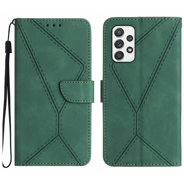 Stitching Embossed Leather Phone Case, For Samsung Galaxy A51 4G, For Samsung Galaxy A51 5G, For Samsung Galaxy A52 / A52s, For Samsung Galaxy A53 5G