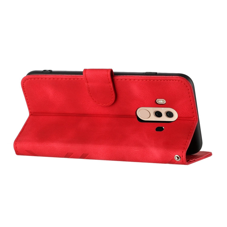 Line Pattern Skin Feel Leather Phone Case, For Huawei P10 Lite