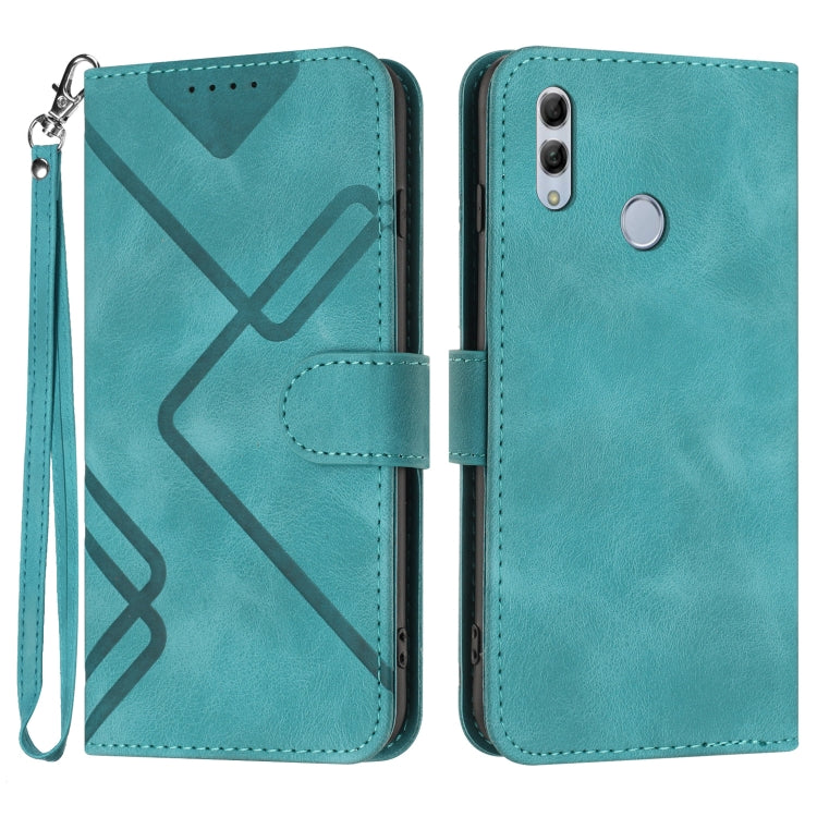 Line Pattern Skin Feel Leather Phone Case, For Huawei P smart 2019/nova lite 3, For Huawei Mate 20 Pro, For Huawei Mate 20 lite/Maimang 7, For Huawei P20 Pro