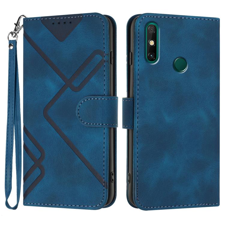 Line Pattern Skin Feel Leather Phone Case, For Huawei P50 Pro, For Huawei P50, For Huawei Enjoy 20 SE 4G, For Huawei nova 8 SE