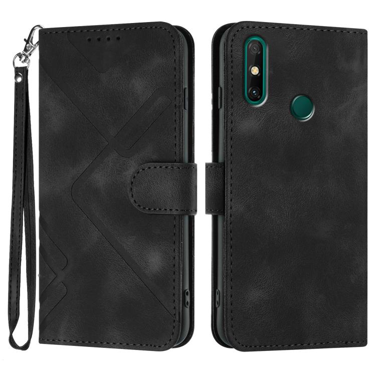 Line Pattern Skin Feel Leather Phone Case, For Huawei P50 Pro, For Huawei P50, For Huawei Enjoy 20 SE 4G, For Huawei nova 8 SE