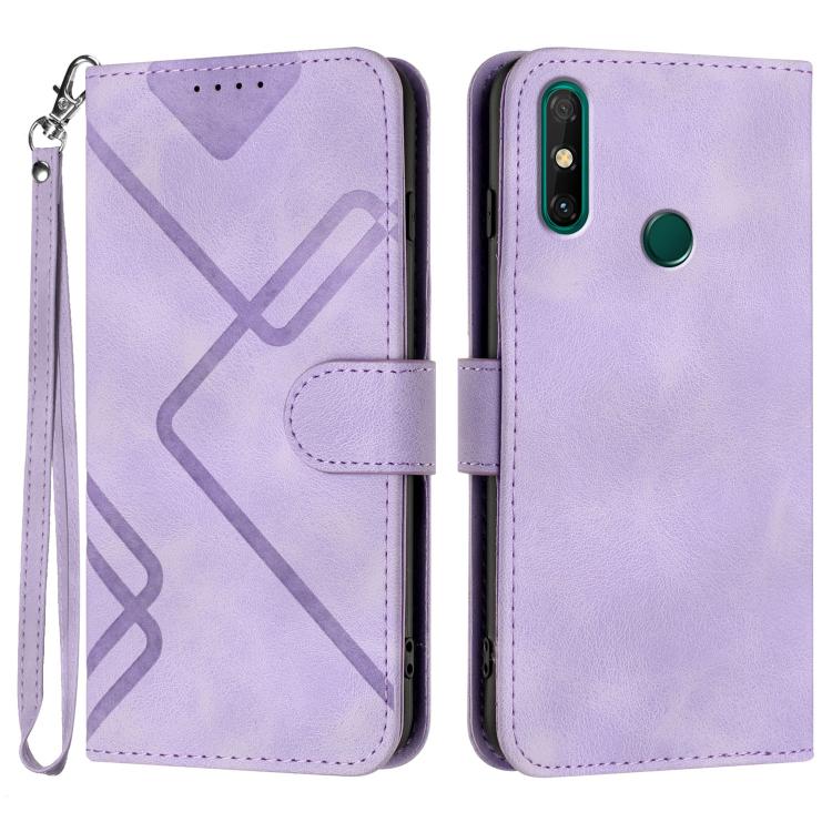 Line Pattern Skin Feel Leather Phone Case, For Huawei P50 Pro, For Huawei P50, For Huawei Enjoy 20 SE 4G, For Huawei nova 8 SE
