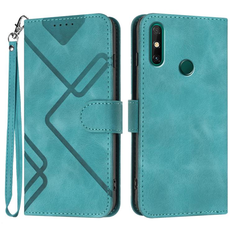 Line Pattern Skin Feel Leather Phone Case, For Huawei P50 Pro, For Huawei P50, For Huawei Enjoy 20 SE 4G, For Huawei nova 8 SE