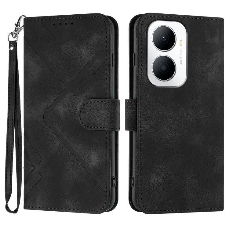 Line Pattern Skin Feel Leather Phone Case, For Huawei Pura 80 5G, For Huawei Mate 70 Pro / Mate 70 Pro+, For Huawei Mate 70, For Huawei nova 12i