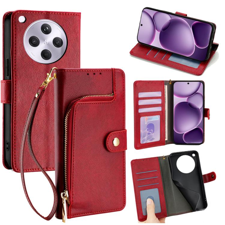 Zipper Bag Leather Phone Case, For OPPO K13 Turbo Pro 5G, For OPPO Reno14 F 5G, For OPPO A5x 5G Global, For OPPO A5 5G 2025 Global, For OPPO Find X8s+ 5G, For OPPO Find X8s 5G