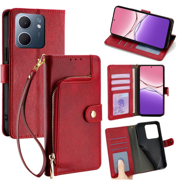 Zipper Bag Leather Phone Case, For OPPO K13 Turbo Pro 5G, For OPPO Reno14 F 5G, For OPPO A5x 5G Global, For OPPO A5 5G 2025 Global, For OPPO Find X8s+ 5G, For OPPO Find X8s 5G